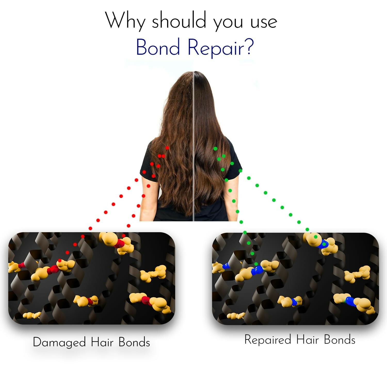 KERA BOND Hair Science Hair Repair Oil Serum For Keratin Treated, Colored Or Bleached Hair