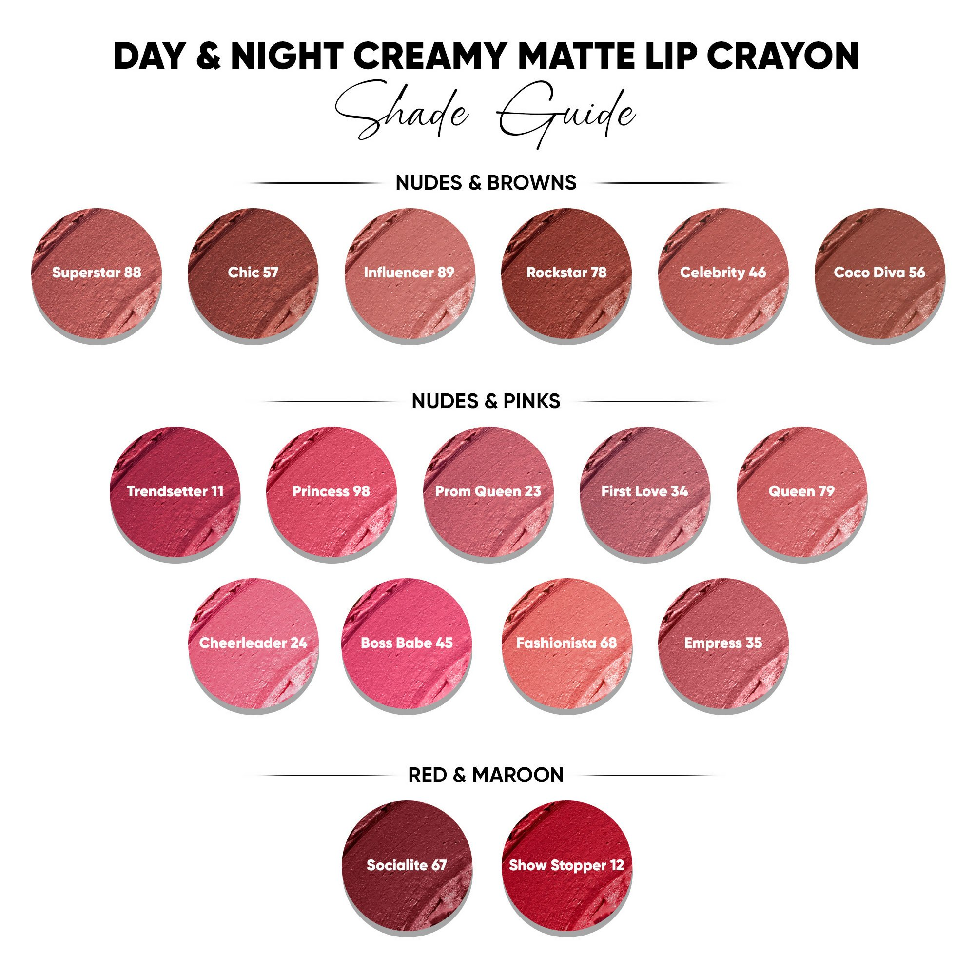 Parul Garg Beauty Day & Night Creamy Matte Lip Crayon - Empress 35