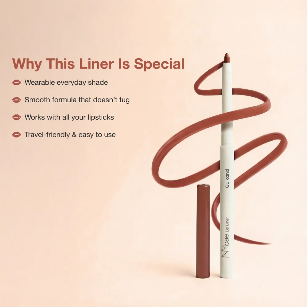 NY Bae 2-in-1 Lip Liner & Lip Colour - Laung Brown
