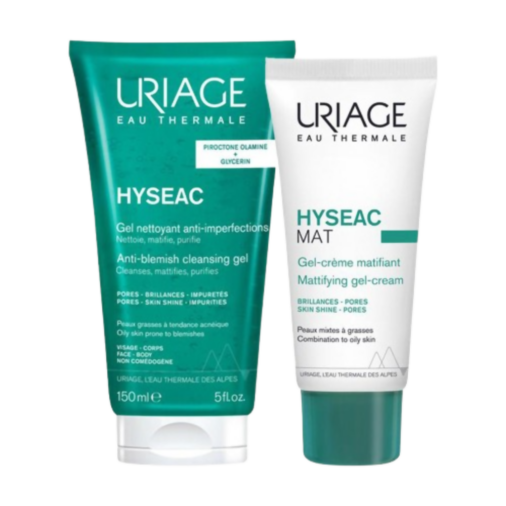 Uriage Anti-Blemish Regime (Hyseac Cleanser + Moisturizer)