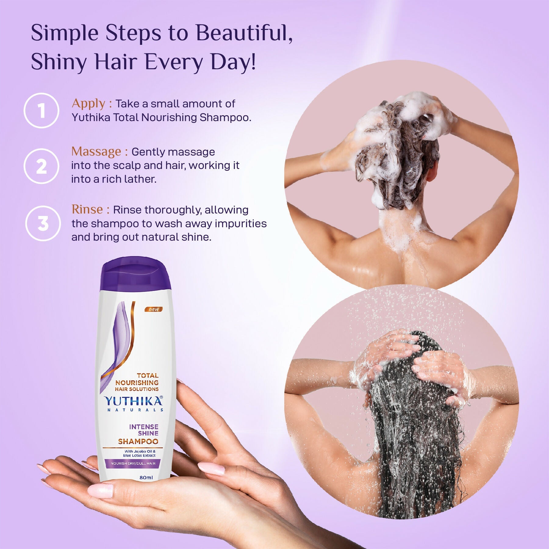 Yuthika Intense Shine Shampoo For Women & Men
