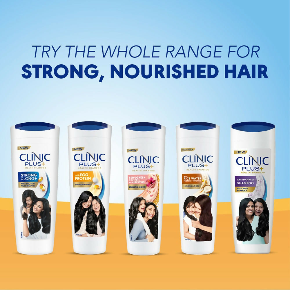 Clinic Plus With Rice Water Protein + Vitamin-E Strong & Thick Shampoo