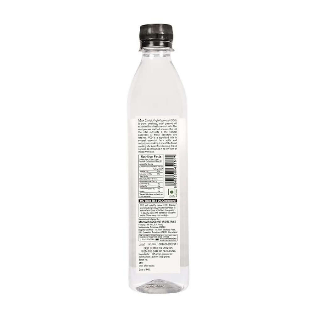 Max Care Virgin Coconut Oil (Cold Pressed)