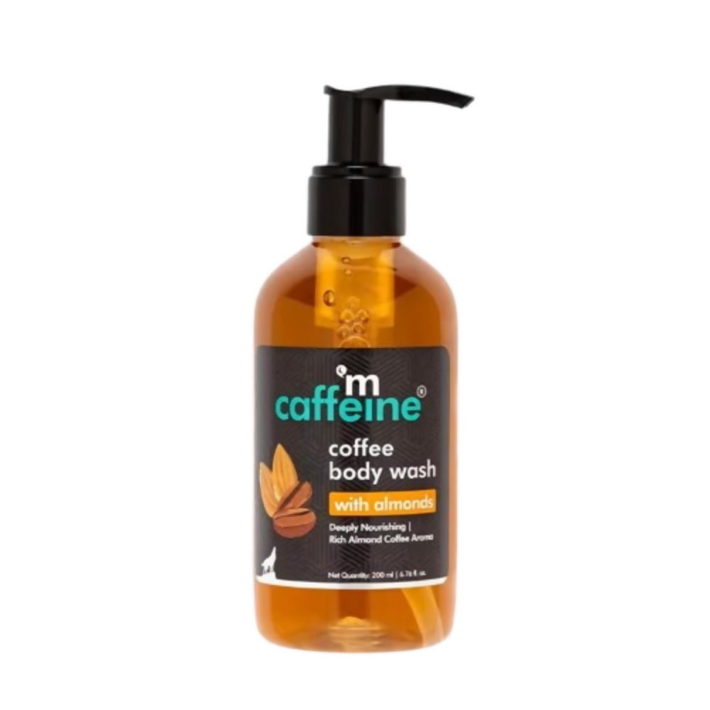 mCaffeine Coffee Body Wash with Almonds De-Tan & Deep Cleansing Shower Gel in Chocolatey Aroma