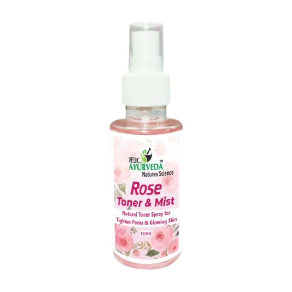 VedicAyurveda Rose Toner & Mist Steam Distilled Rose Water