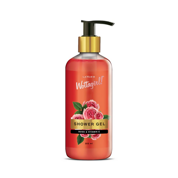 Layerr Wottagirl Rose & Vitamin E Shower Gel