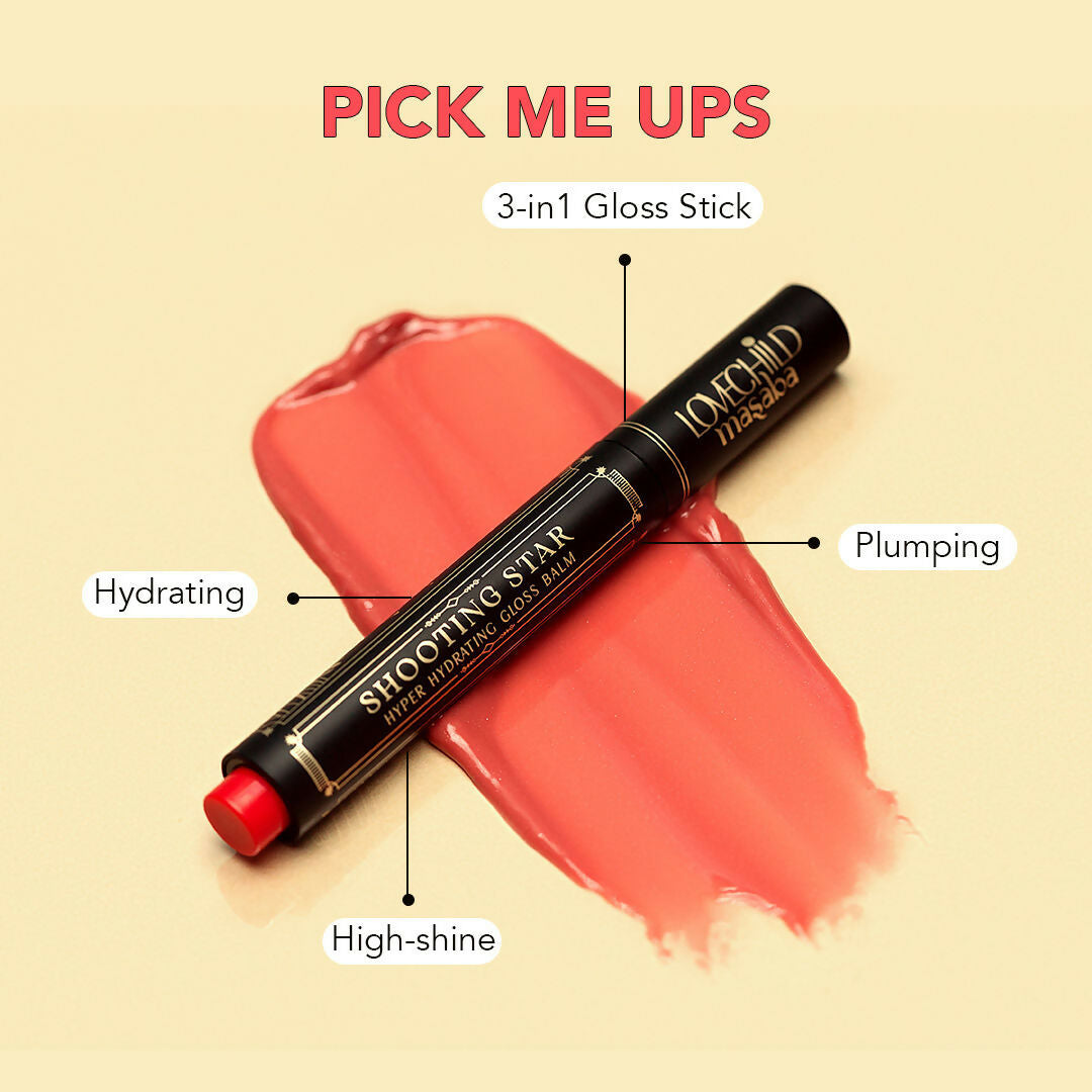 LoveChild By Masaba Gupta Shooting Star Hyper Hydrating Gloss Balm - Polar Pink