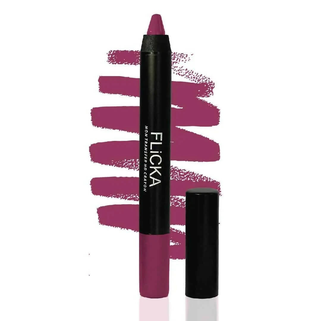 FLiCKA Lasting Lipsence Crayon Lipstick 09 Forever Young - Pink