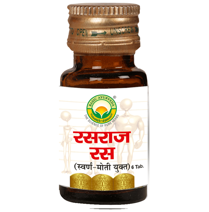 Basic Ayurveda Rasraj Ras with Gold & Pearl