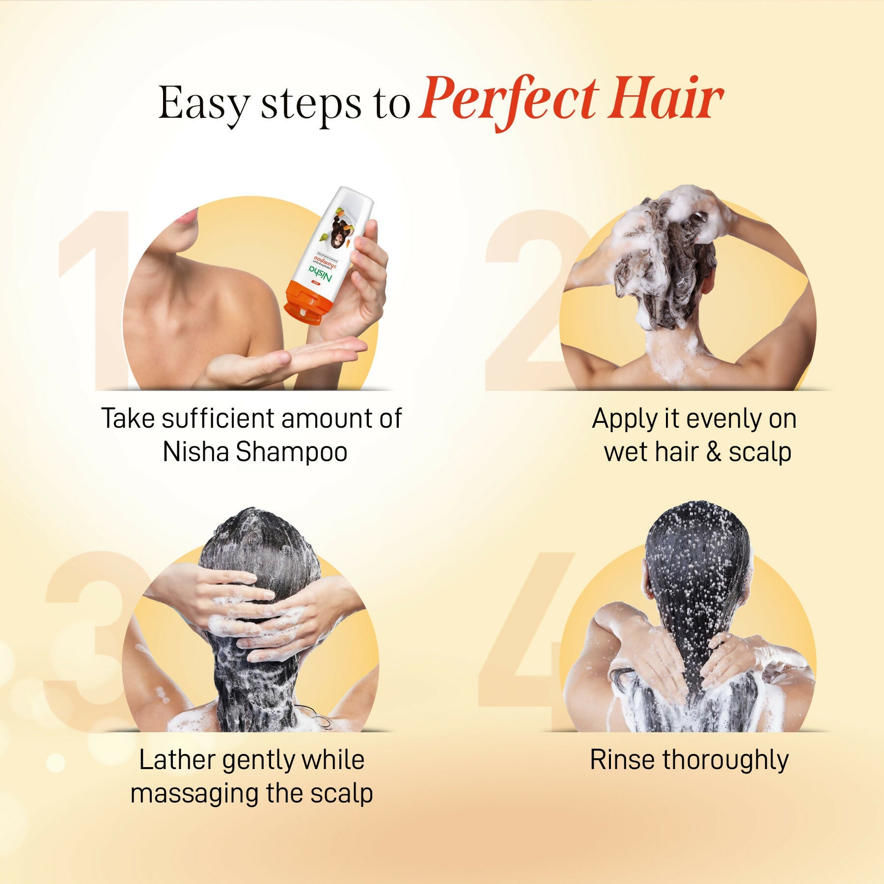 Nisha Almond And Olive Shampoo For Women & Men