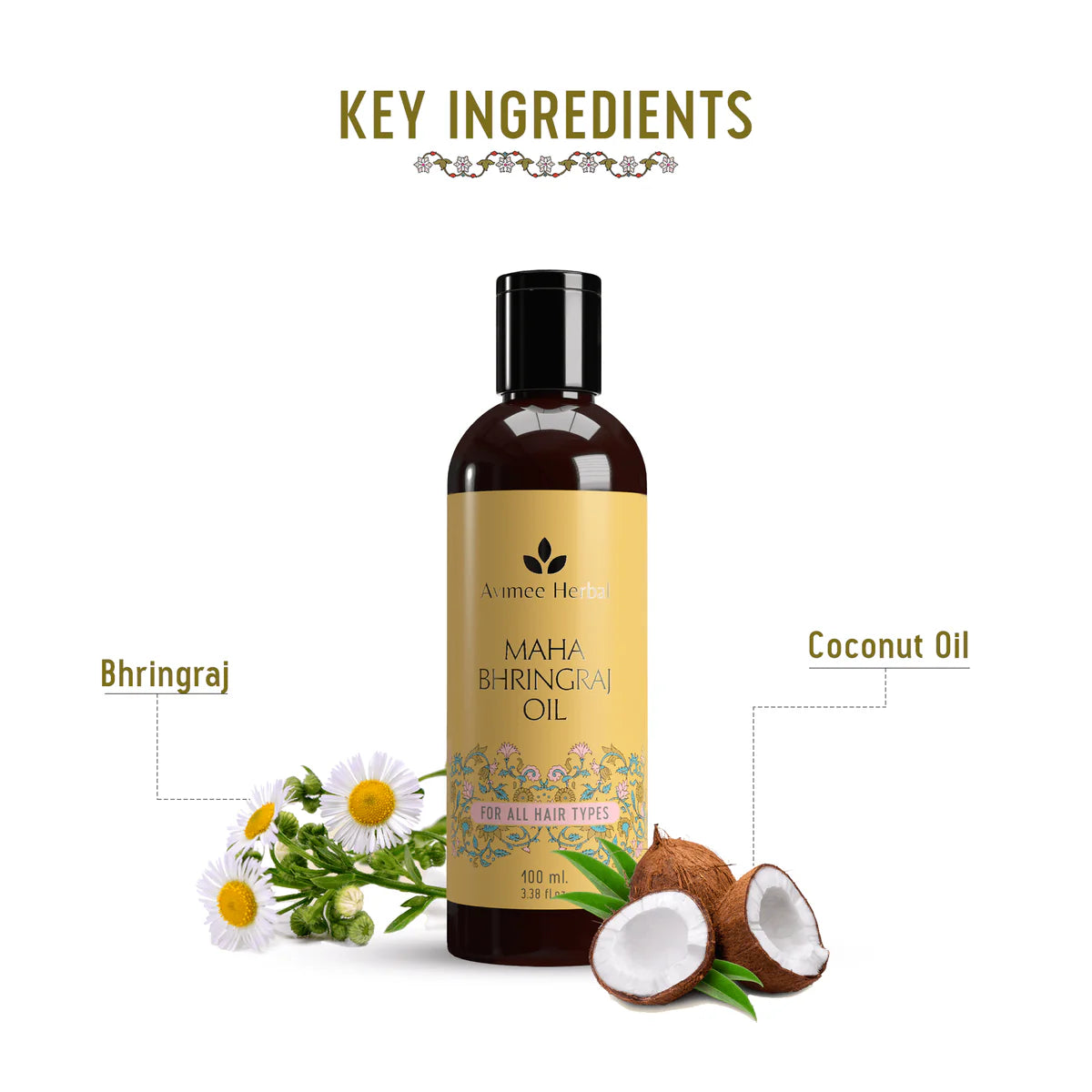 Avimee herbal Maha Bhringraj Hair Oil