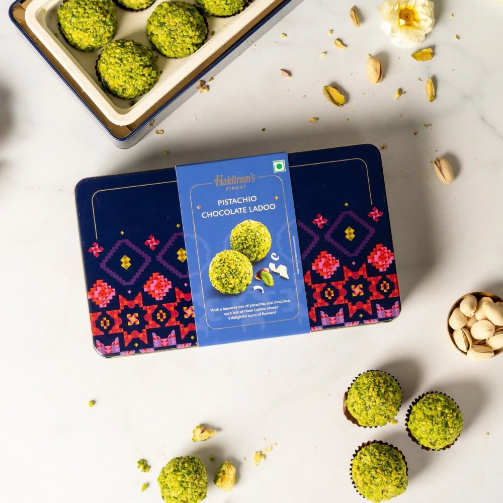 Haldiram's Pistachio Chocolate Ladoo