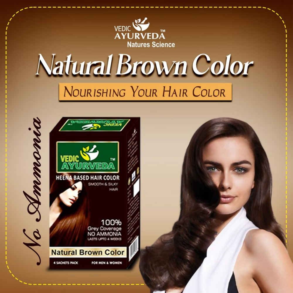 VedicAyurveda Natural Brown Hair Color