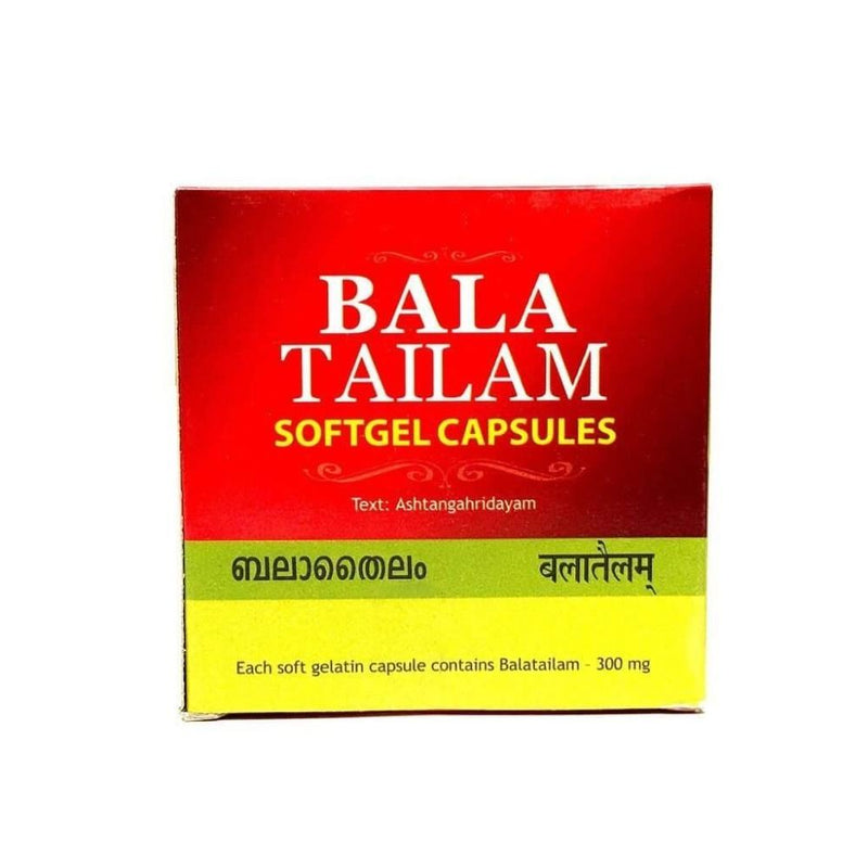 Kottakkal Arya Vaidyasala Bala Tailam Soft Gel Capsules