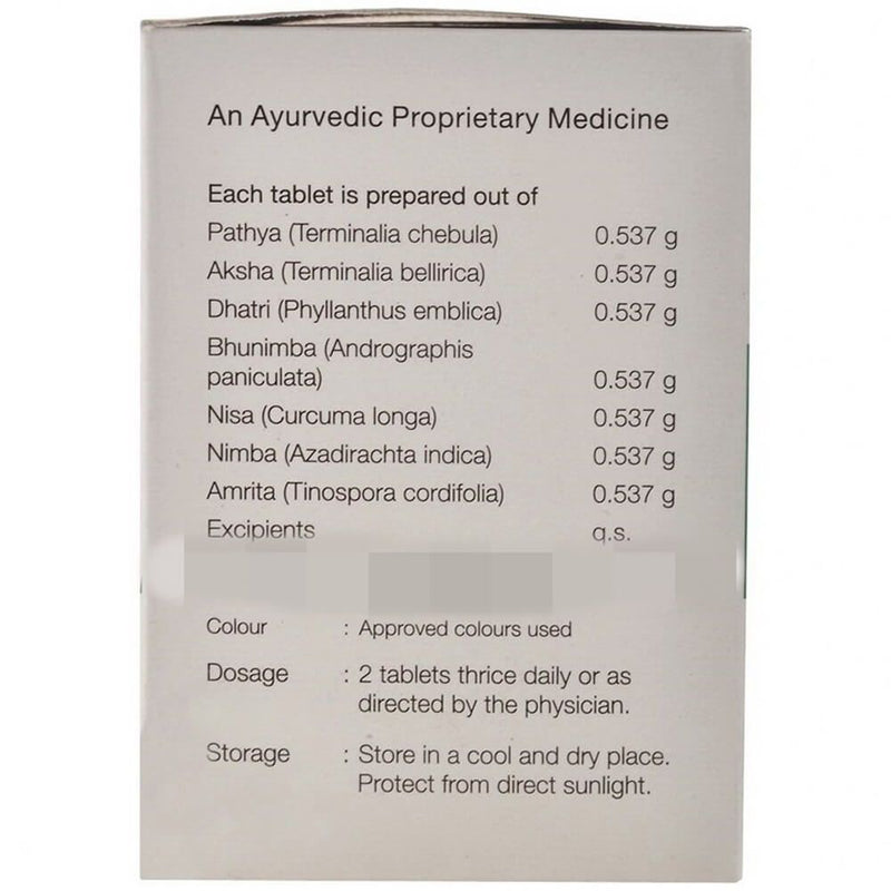 Kottakkal Arya Vaidyasala Migrakot Tablets