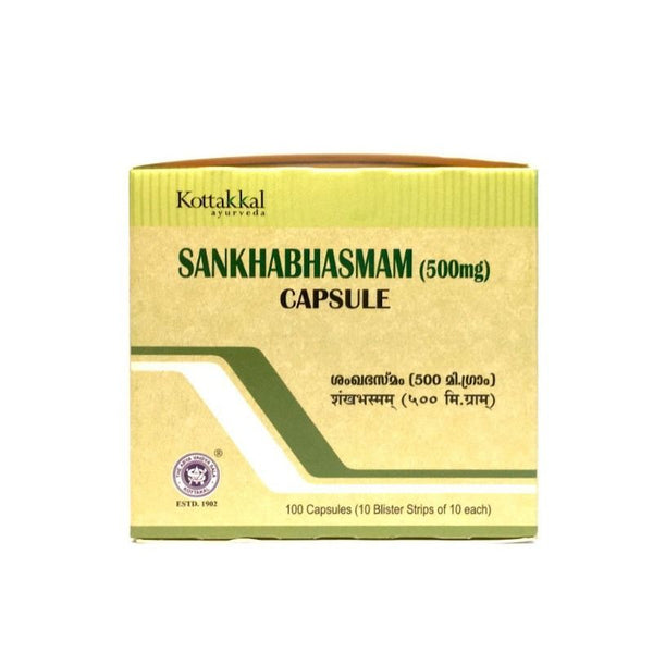 Kottakkal Arya Vaidyasala Sankha Bhasmam Capsules