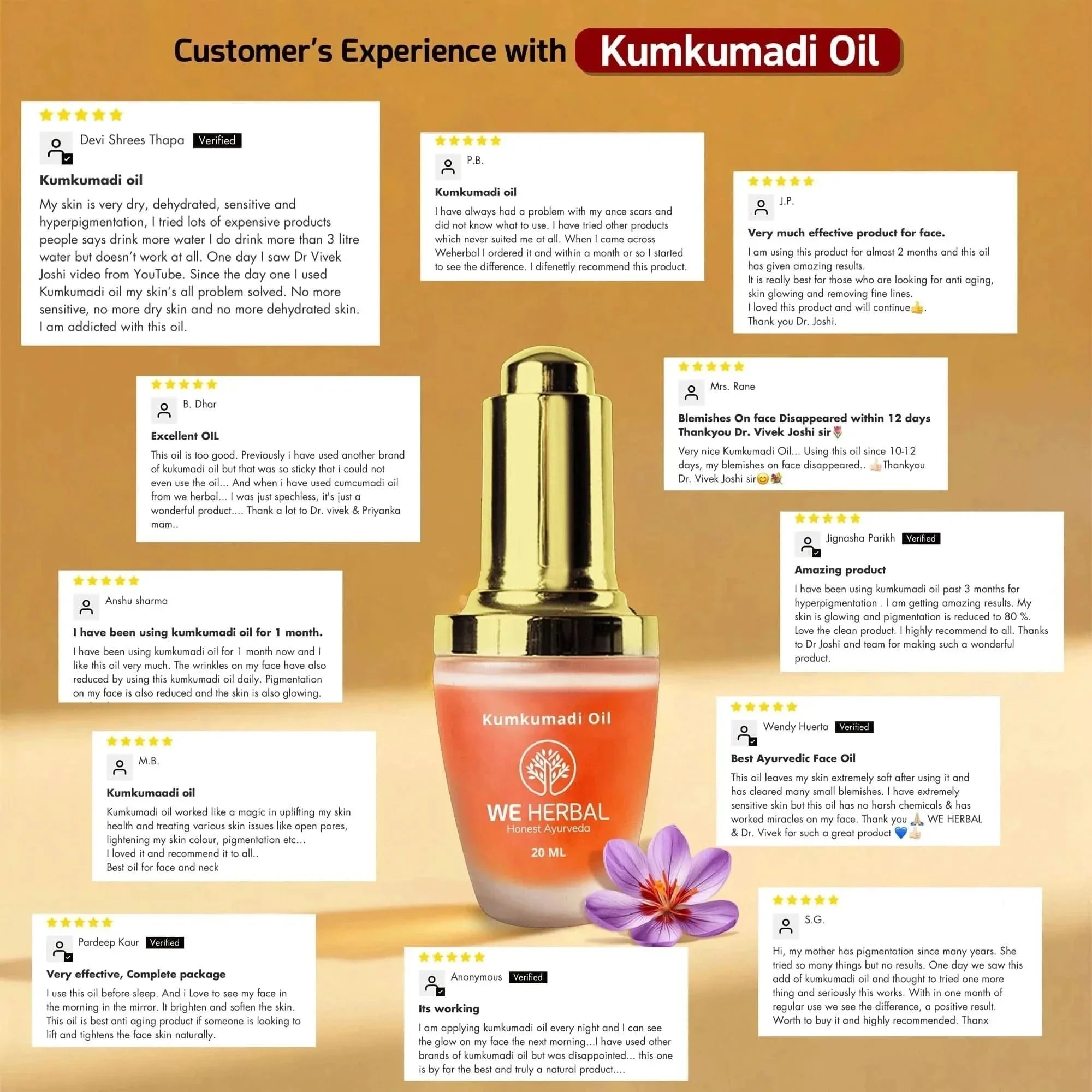 We Herbal Kumkumadi Face Oil: The Secret To Glowing, Flawless And Youthful Skin