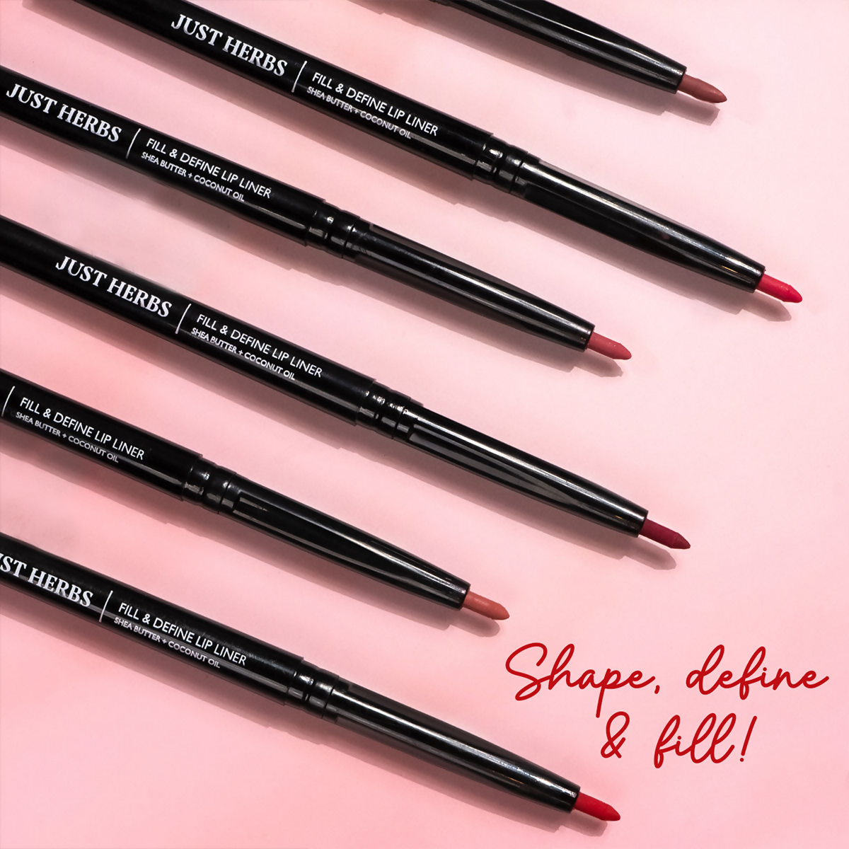 Just Herbs Fill & Define Lip Liner - Caramel Carnival
