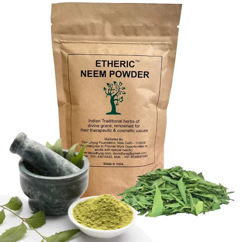 Etheric Neem Powder – Natural Herbal Face Pack & Skin Care Treatment