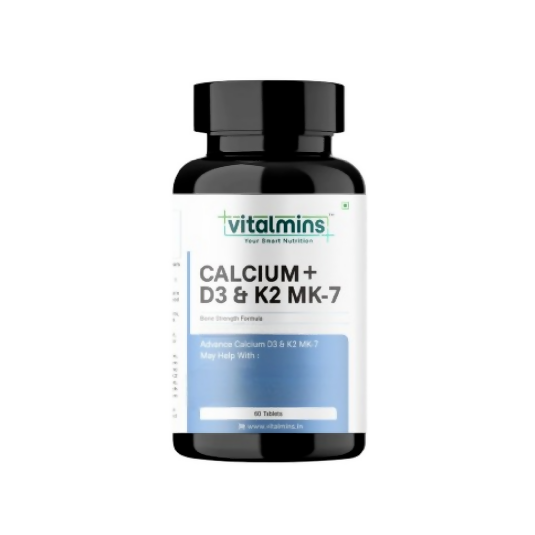 Vitalmins Calcium+ D3 & K2 MK-7 Tablets
