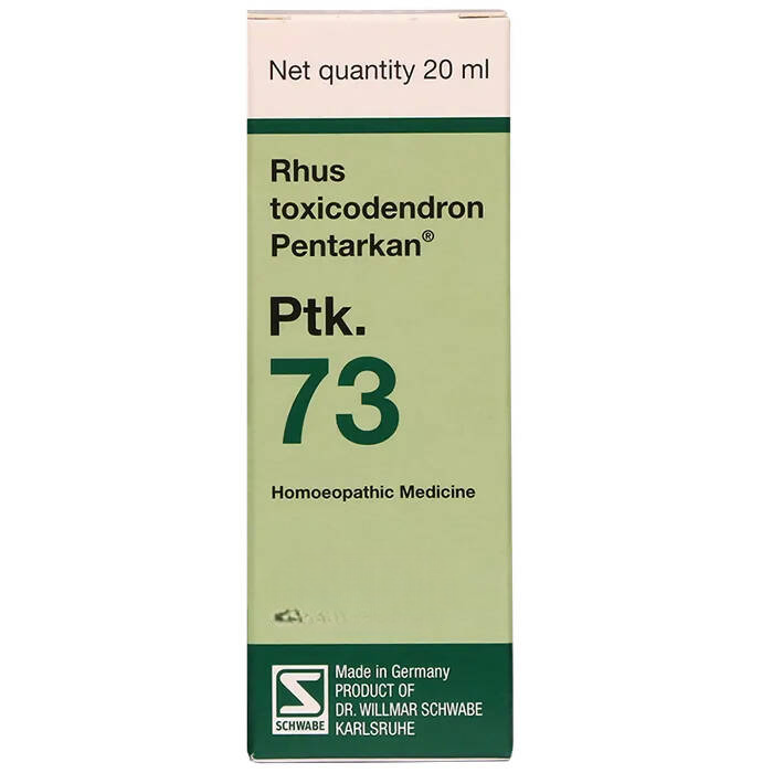 Dr. Willmar Schwabe Germany Rhus Toxicodendron Pentarkan Ptk. 73 Drops