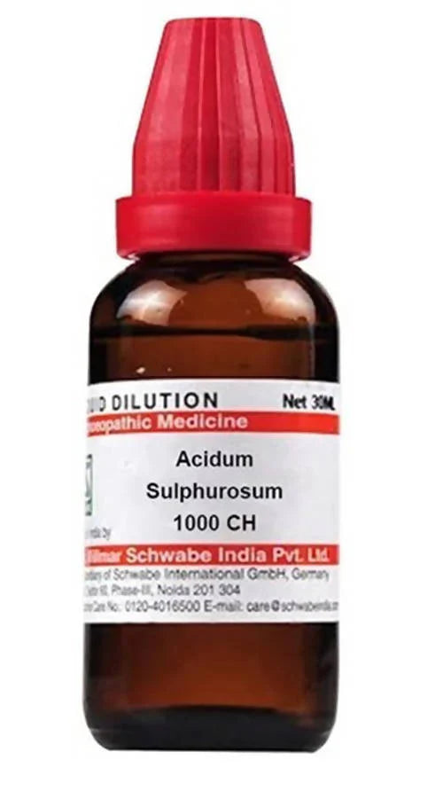 Dr. Willmar Schwabe India Acidum Sulphurosum Dilution