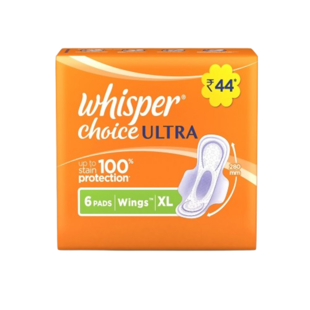 Whisper Choice Ultra Sanitary Pads Large Size