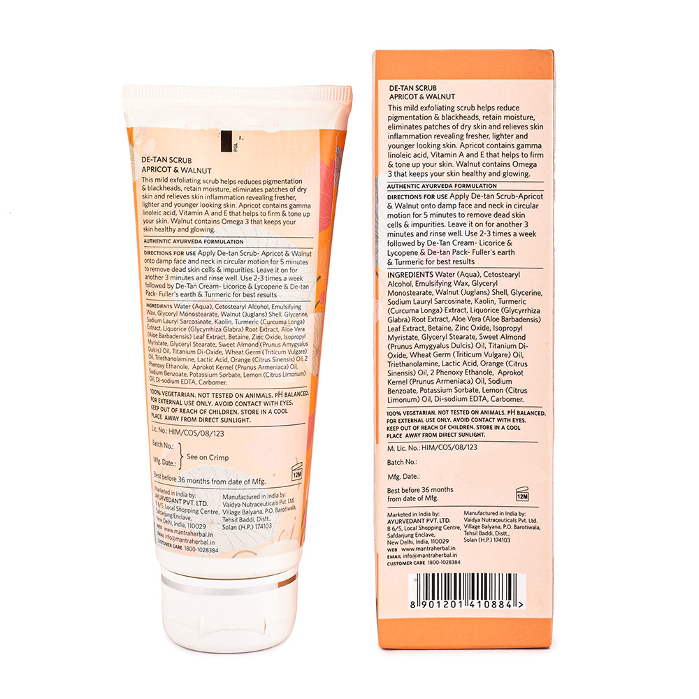 De Tan Scrub Apricot Walnut - Image 8