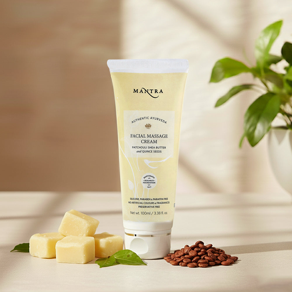 Facial Massage Cream Patchouli Shea Butter And Quince Seeds - Image 2