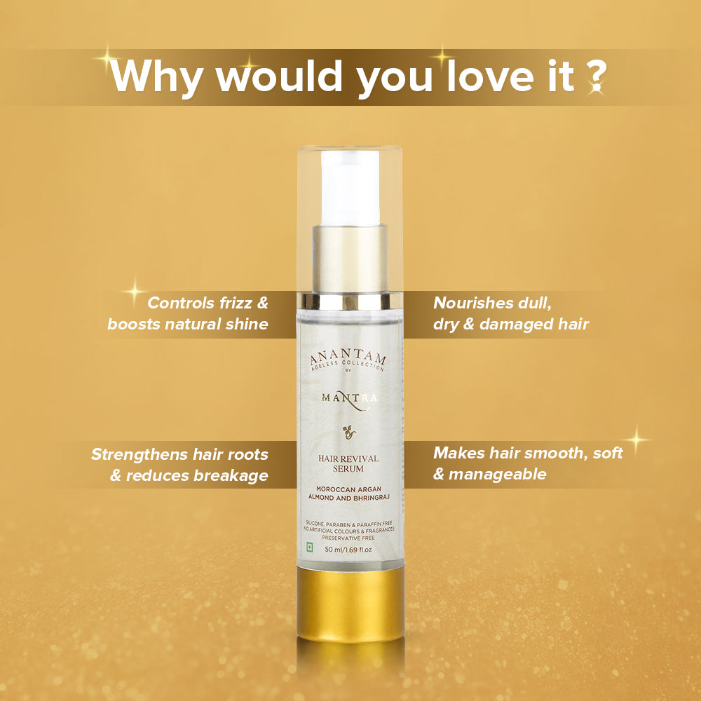 Hair Revival Serum Moroccan Argan Almond And Bhringraj - Image 3