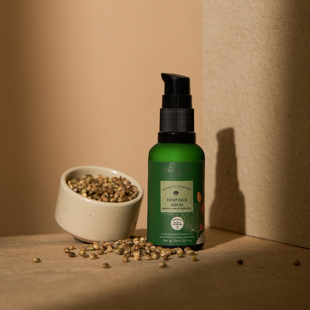 Hemp Face Serum Almond Apricot Kernel Oil - Image 2