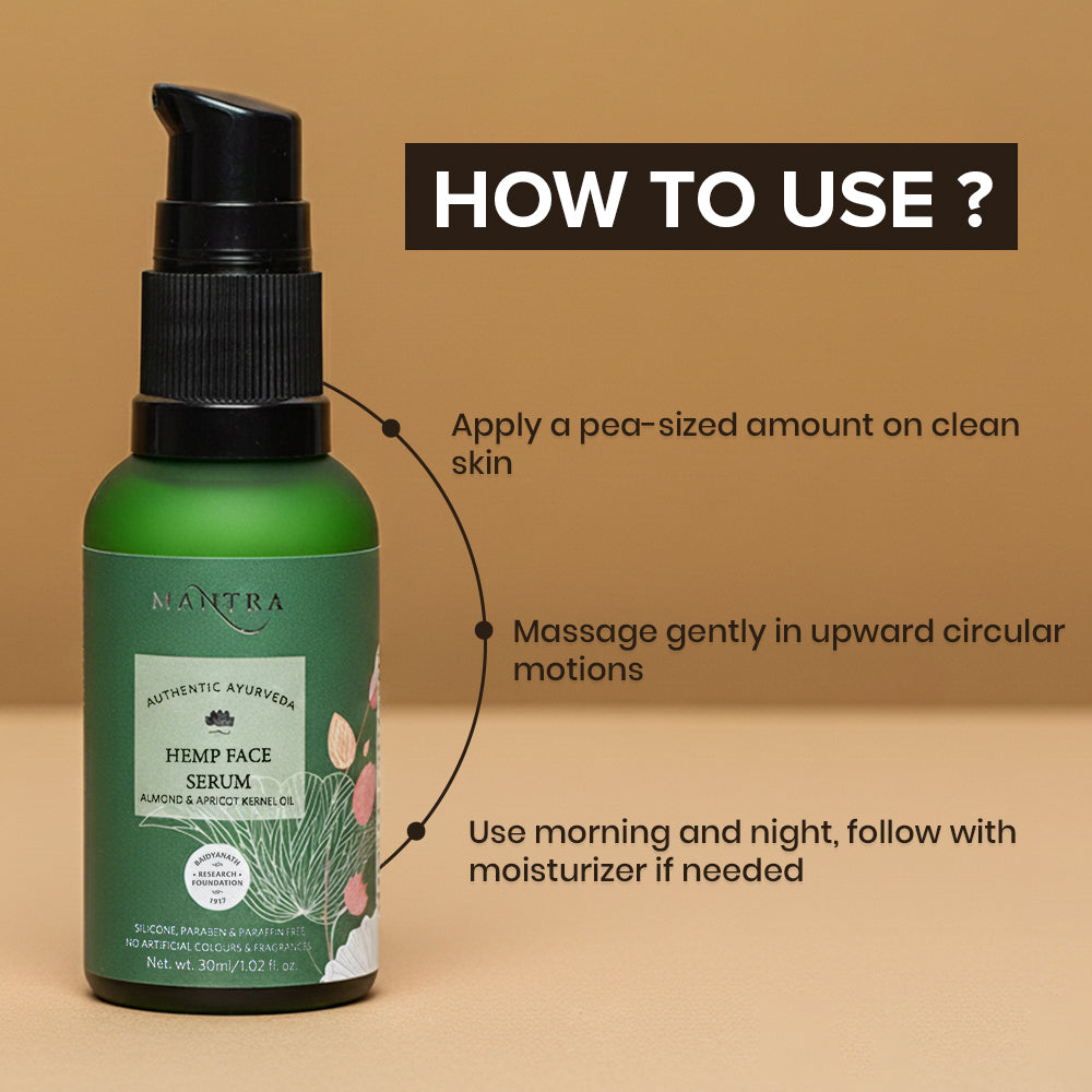 Hemp Face Serum Almond Apricot Kernel Oil - Image 6