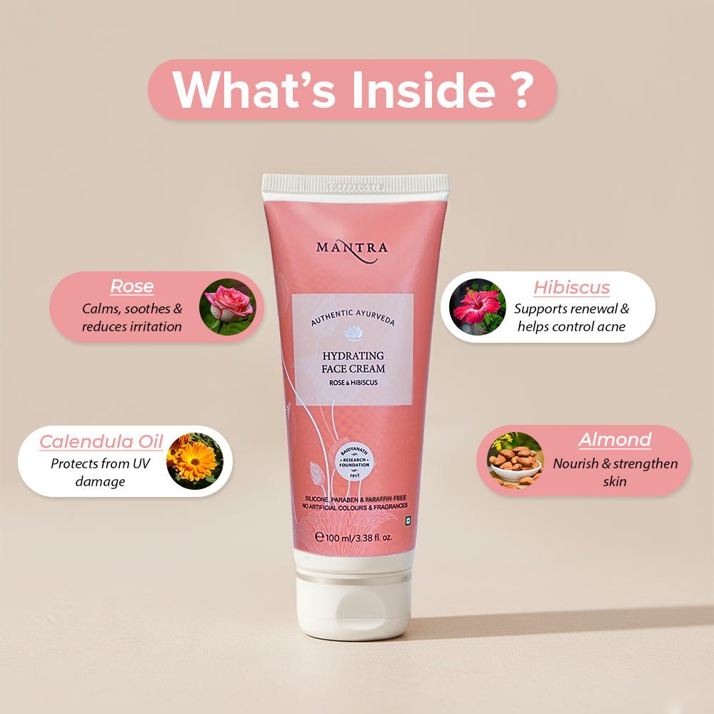 Hydrating Face Cream Rose And Hibiscus - Image 4