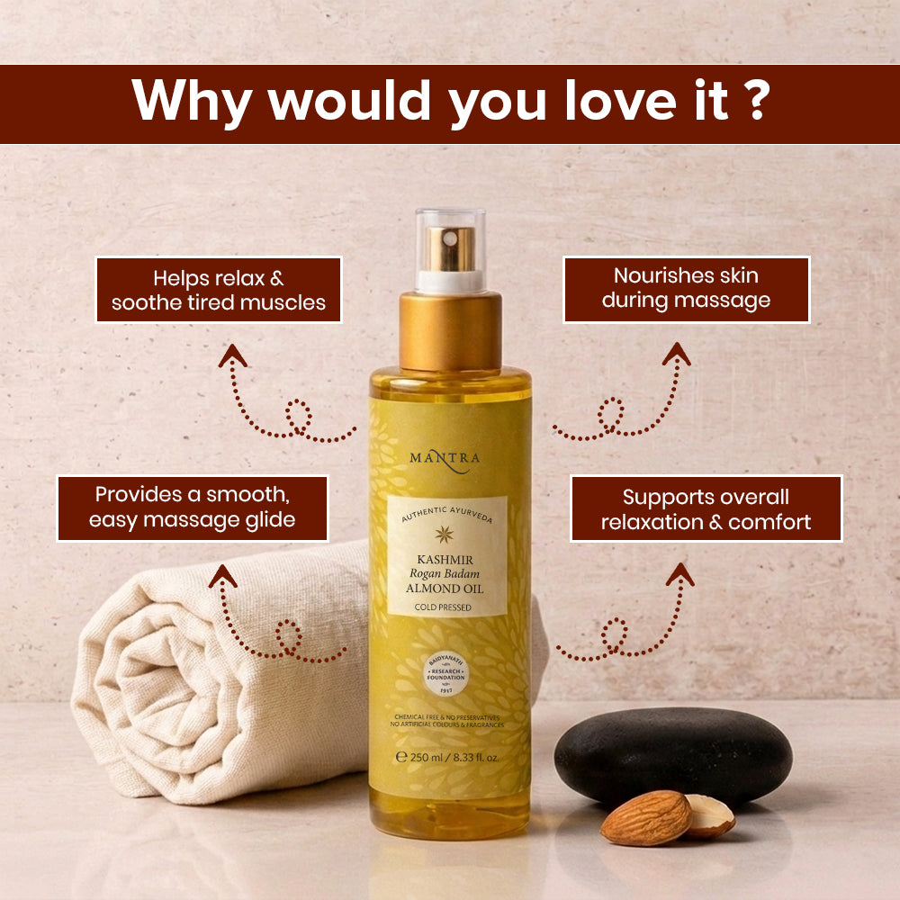 Kashmir Rogan Badam Almond Oil Cold Pressed - Image 3