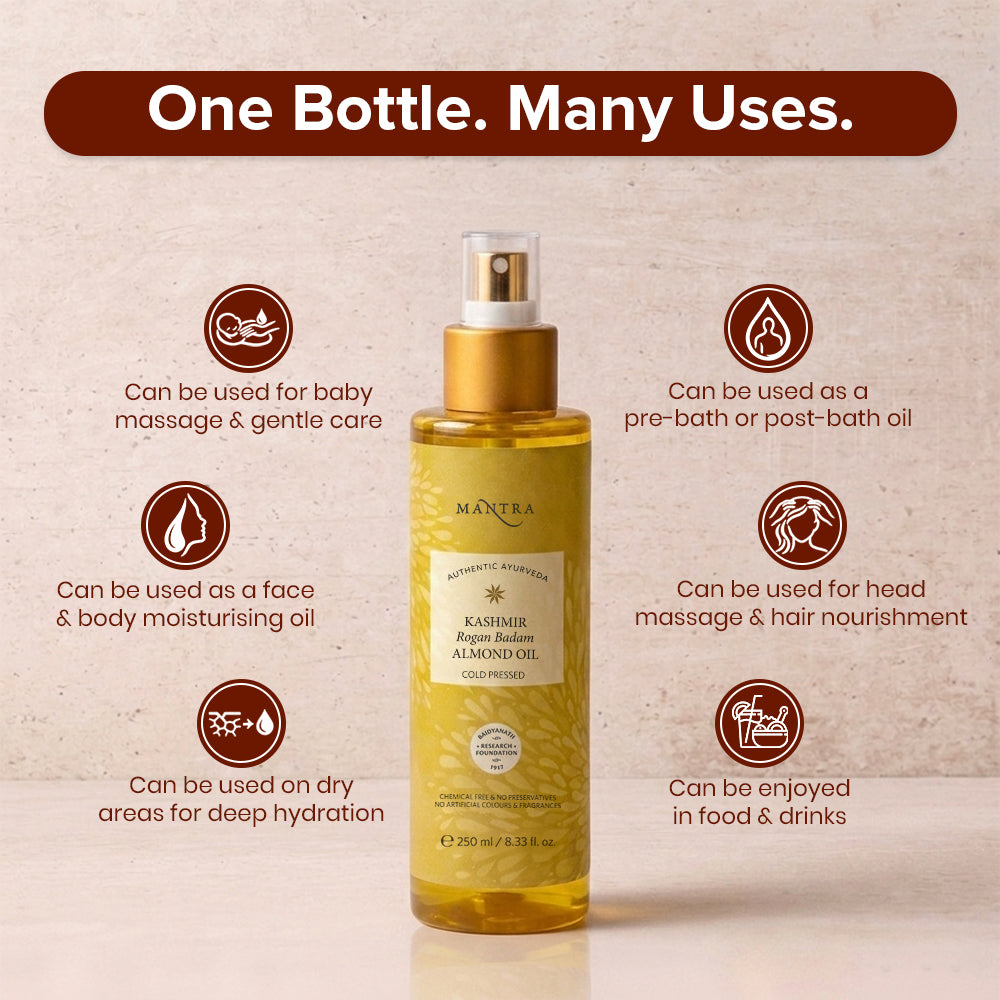 Kashmir Rogan Badam Almond Oil Cold Pressed - Image 4