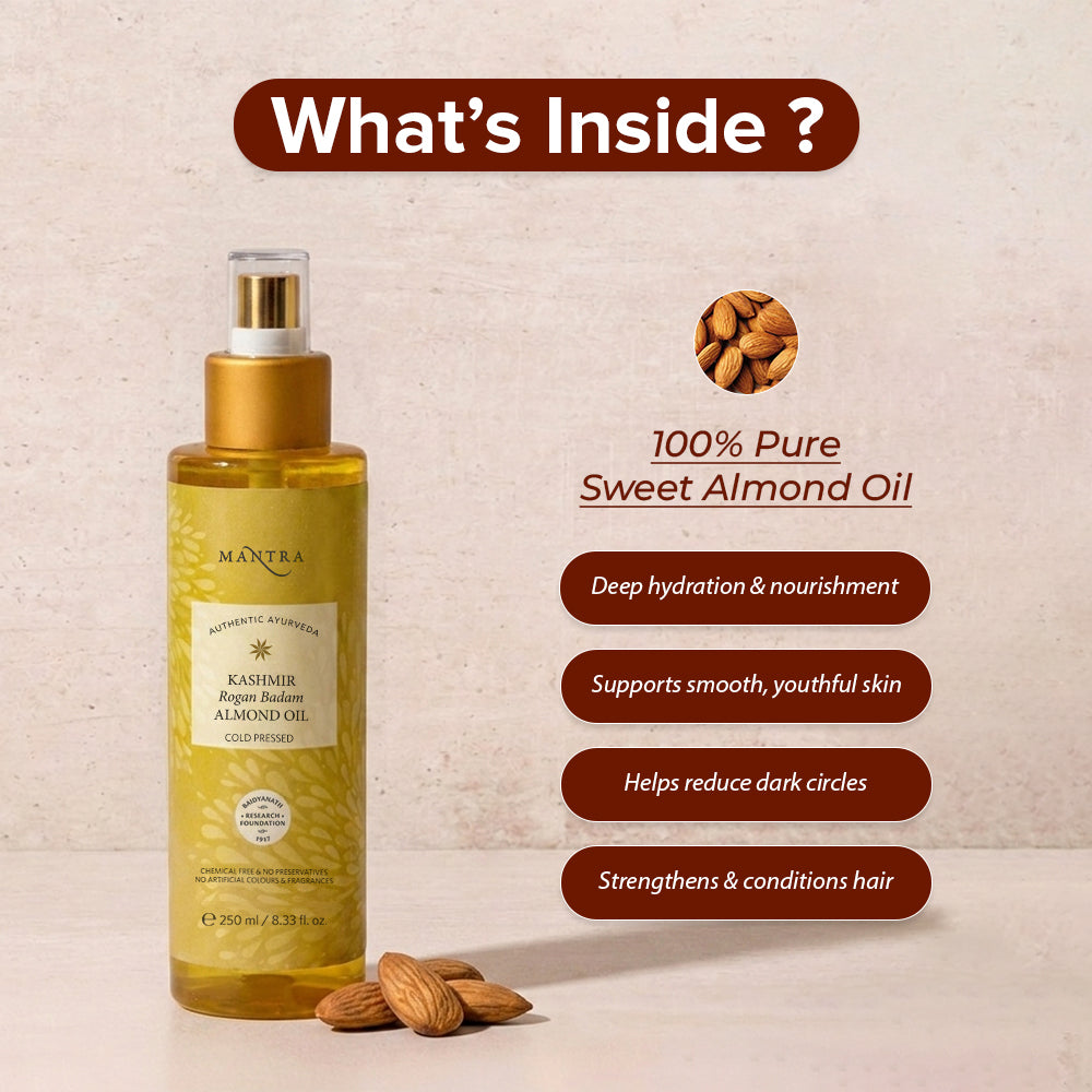 Kashmir Rogan Badam Almond Oil Cold Pressed - Image 5
