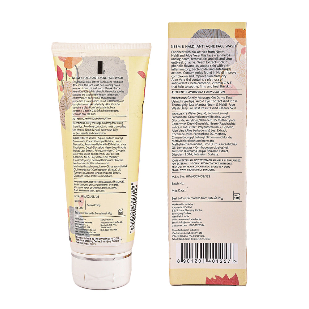 Neem And Haldi Anti Acne Face Wash - Image 9