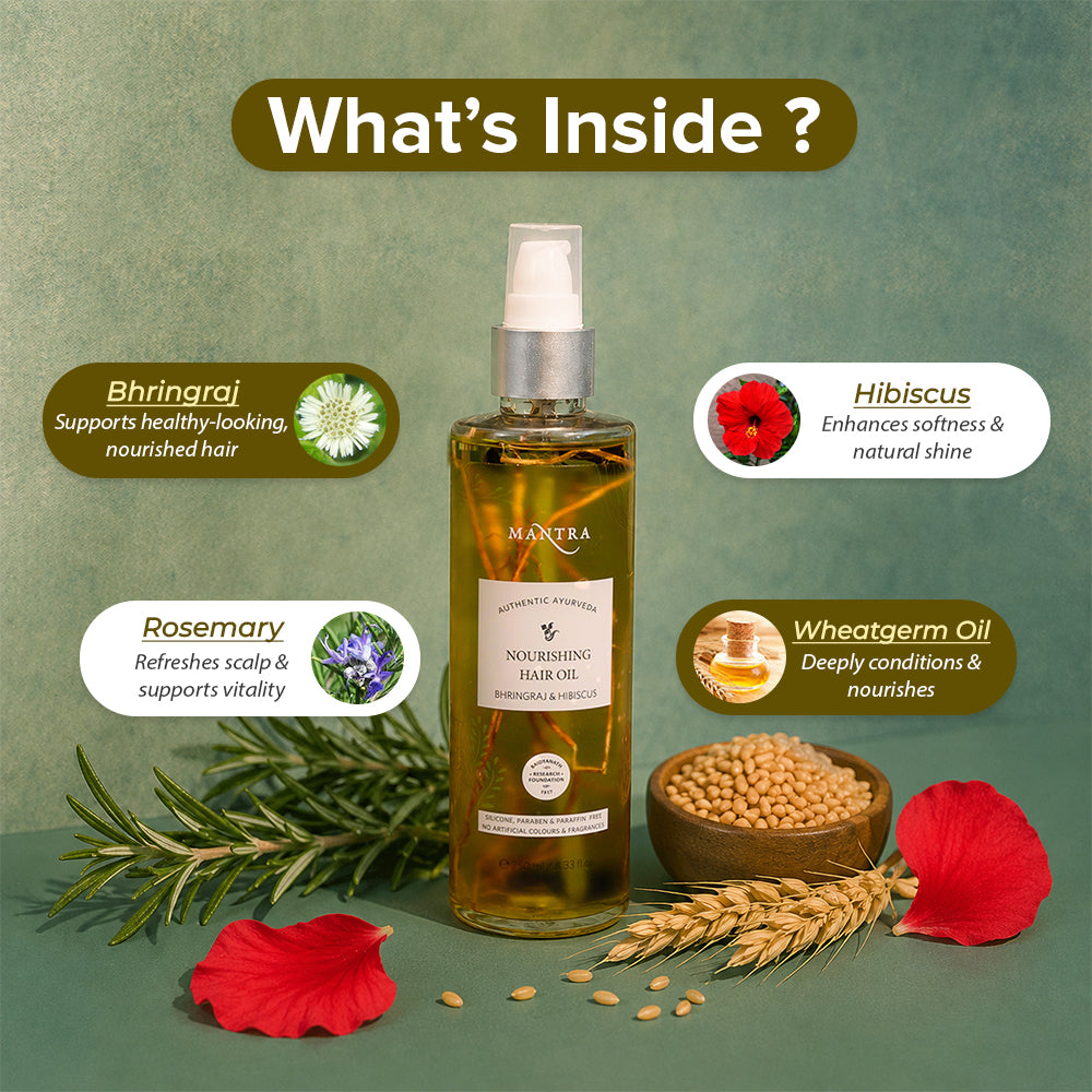 Nourishing Hair Oil Bhringraj And Hibiscus - Image 4