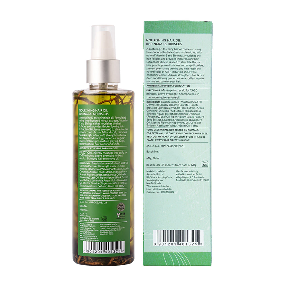 Nourishing Hair Oil Bhringraj And Hibiscus - Image 8