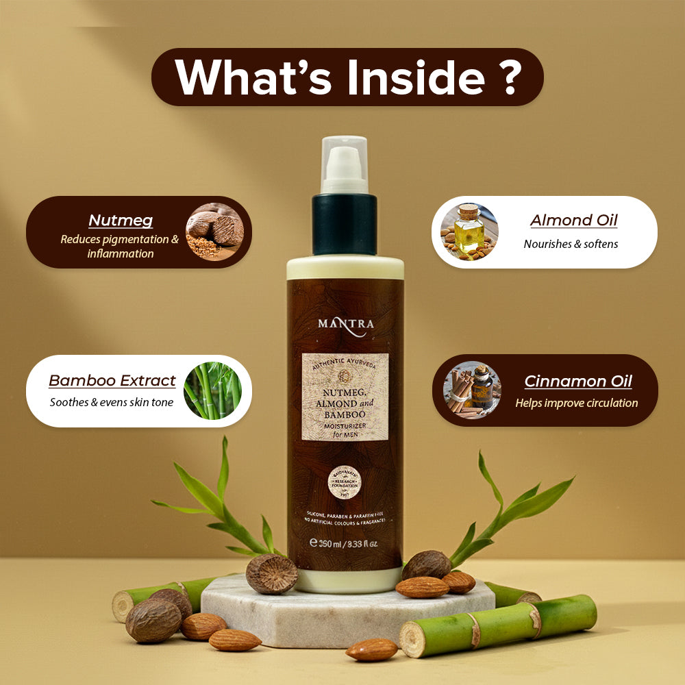 Nutmeg Almond Bamboo Moisturizer For Men - Image 4