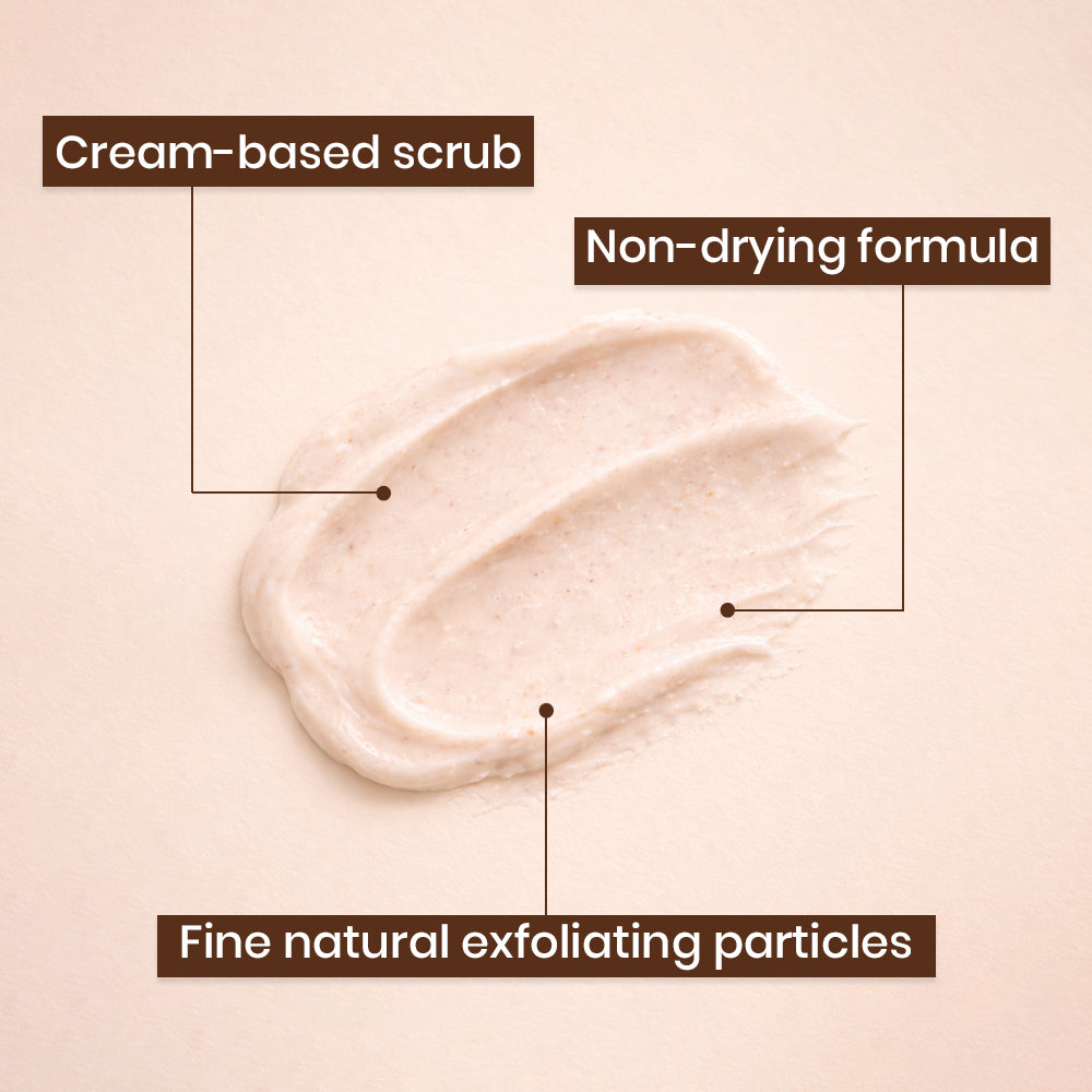 Peach Saffron And Himalayan Rock Salt Micro Exfoliating Face Scrub - Image 5