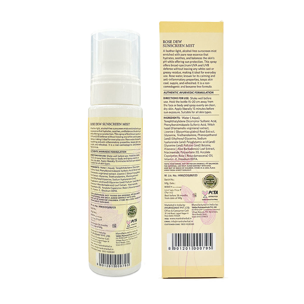 Rose Dew Sunscreen Mist Spf 50 Pa - Image 10
