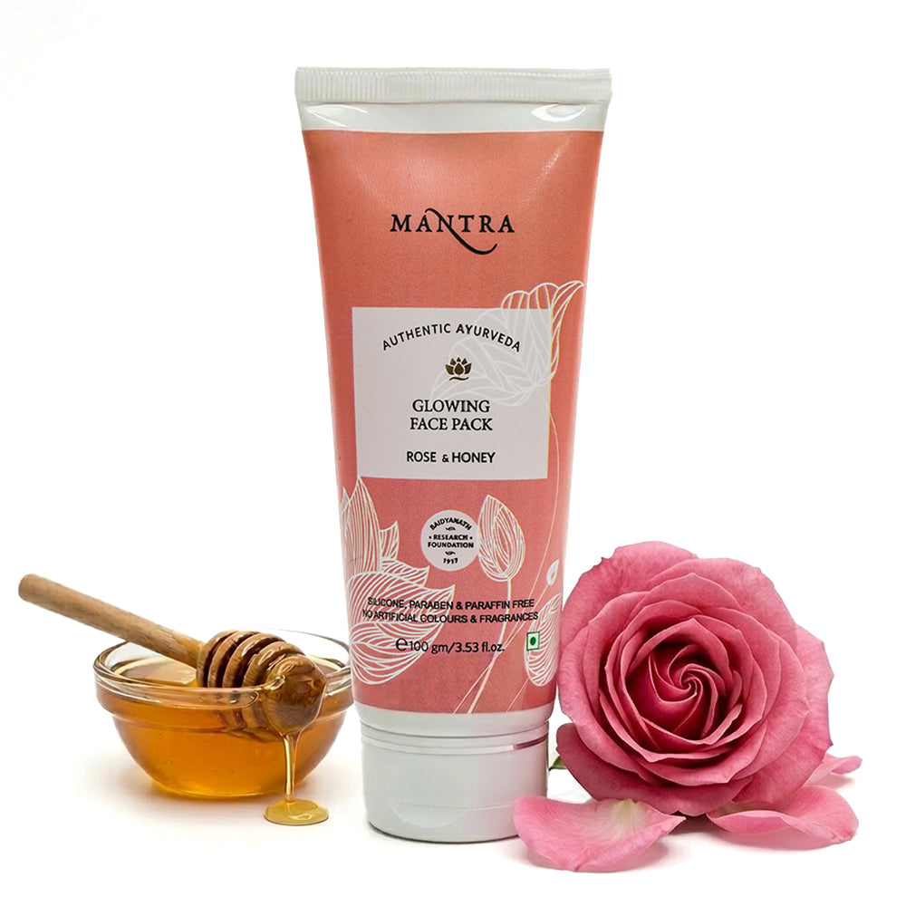 Rose Honey Glowing Face Pack - Image 1