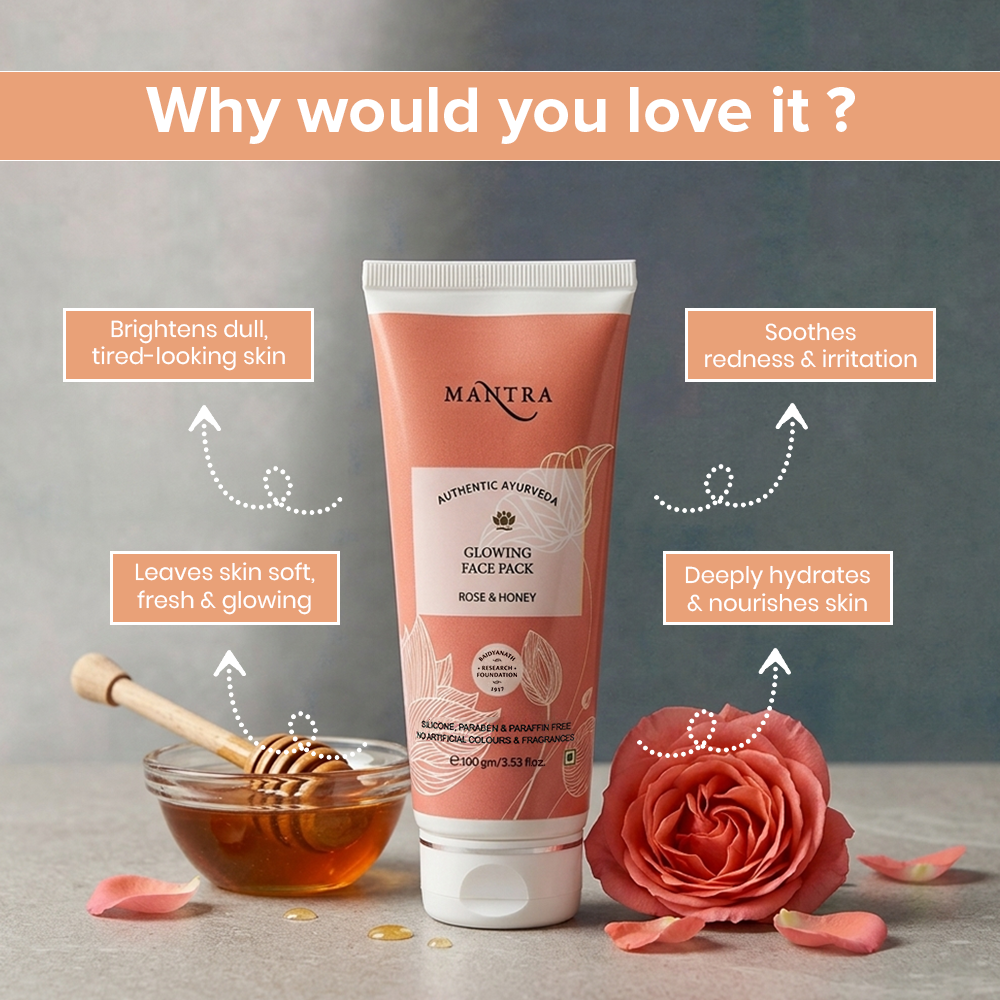 Rose Honey Glowing Face Pack - Image 3