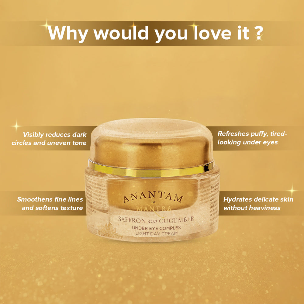 Saffron And Cucumber Under Eye Complex Light Day Cream - Image 3