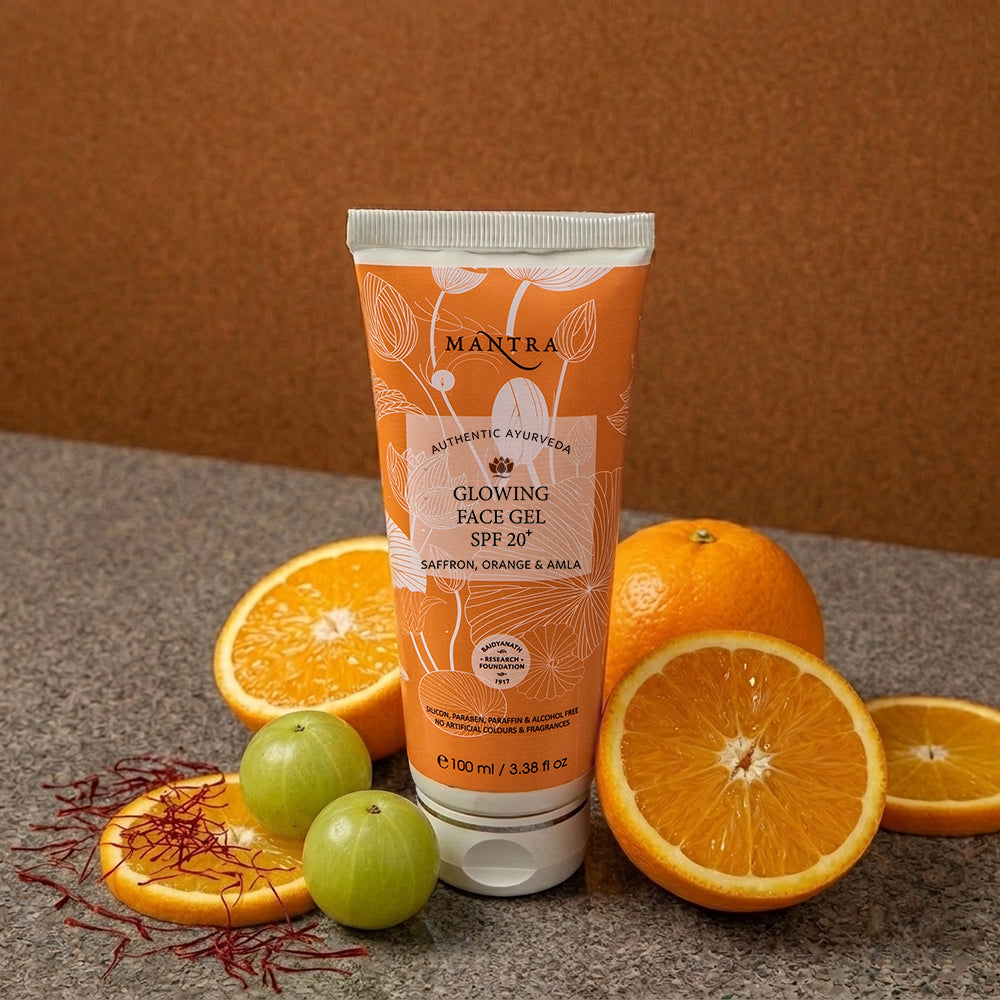 Saffron Orange And Amla Glowing Face Gel Spf 20 - Image 2