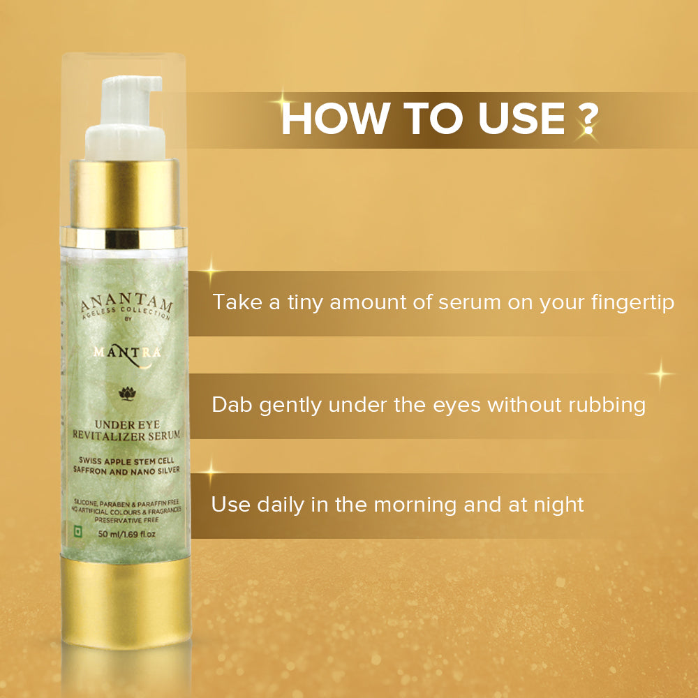 Under Eye Revitalizer Serum Swiss Apple Stem Cell Saffron And Nano Silver - Image 6