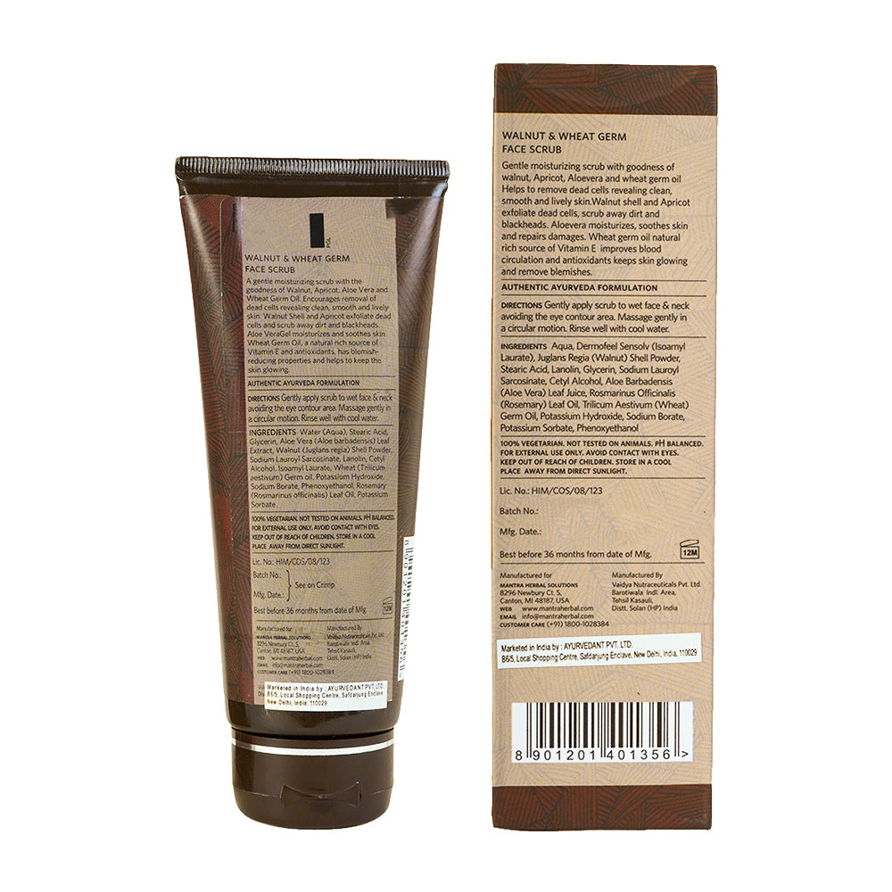 Walnut Wheat Germ Face Scrub For Men - Image 8