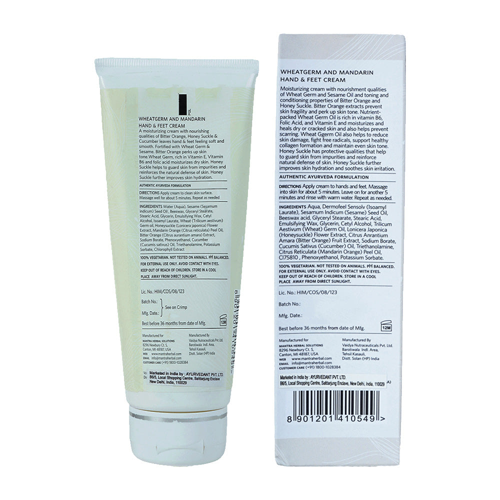 Wheatgerm And Mandarin Orange Hand Feet Cream - Image 8