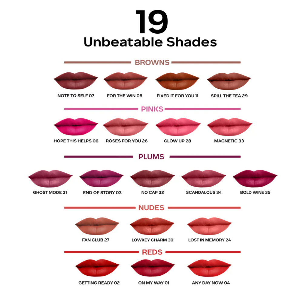 Faces Canada Comfy Matte Liquid Lipstick - Hope This Helps 06